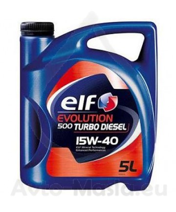 Elf Evolution 500 Turbo Diesel 15W40 5L