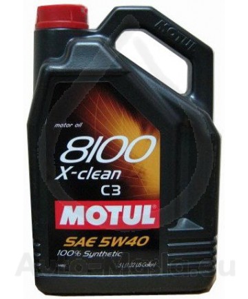MOTUL 8100 X-CLEAN C3 5W40- 5L