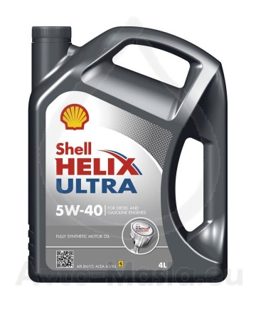 Масло Shell Helix Ultra 5W40- 4L