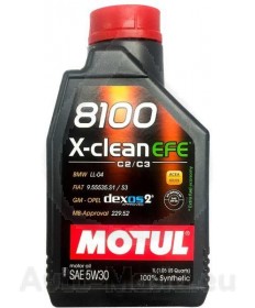MOTUL 8100 X-CLEAN EFE 5W30- 1L