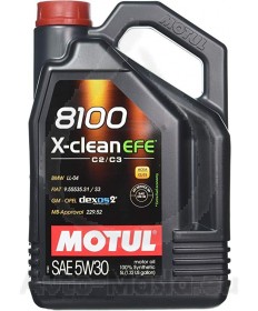 MOTUL 8100 X-CLEAN EFE 5W30- 5L