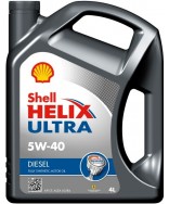 Shell Helix Ultra Diesel 5W40- 4 ЛИТРА